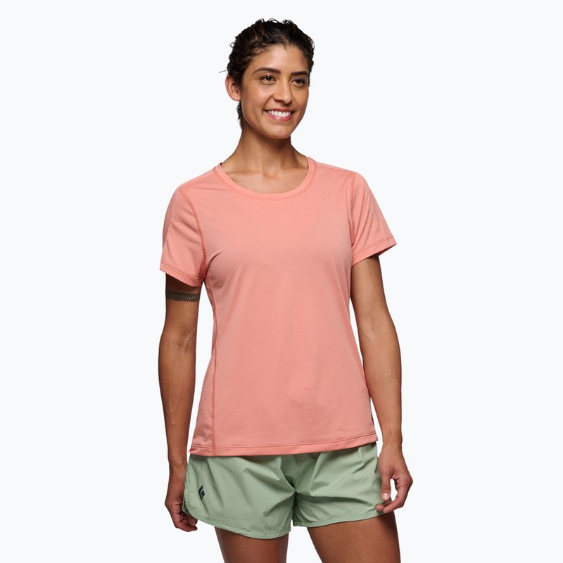 Women's trekking t-shirt Black Diamond Lightwire SS Tech Tee himalayan salt