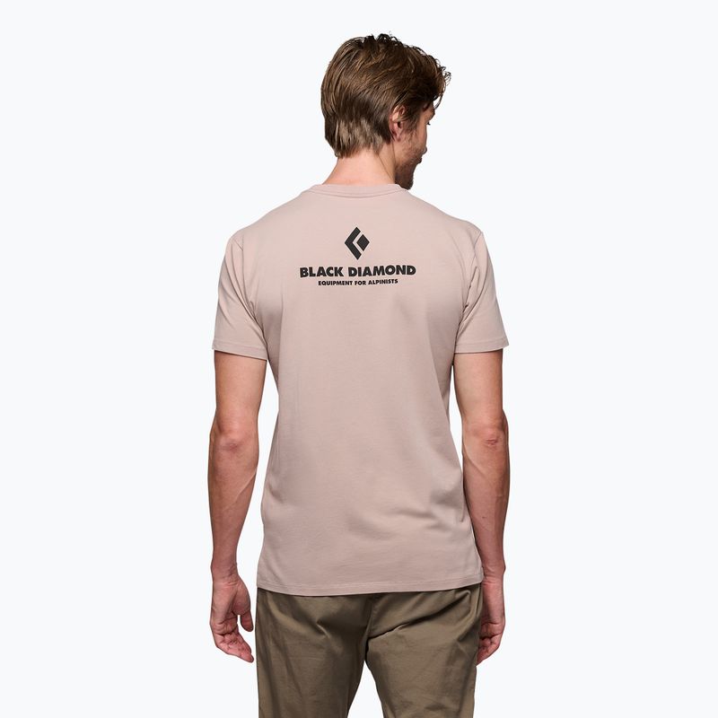 Men's Black Diamond Equipmnt For Alpinist t-shirt pale mauve 2