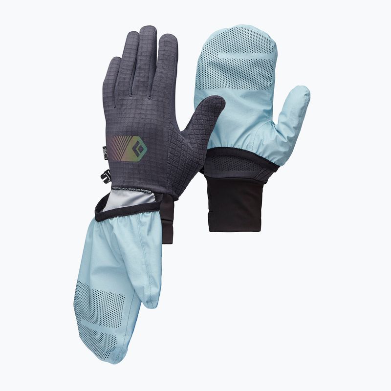 Trekking gloves Black Diamond Gridtech Storm Hood carbon/glacier 2