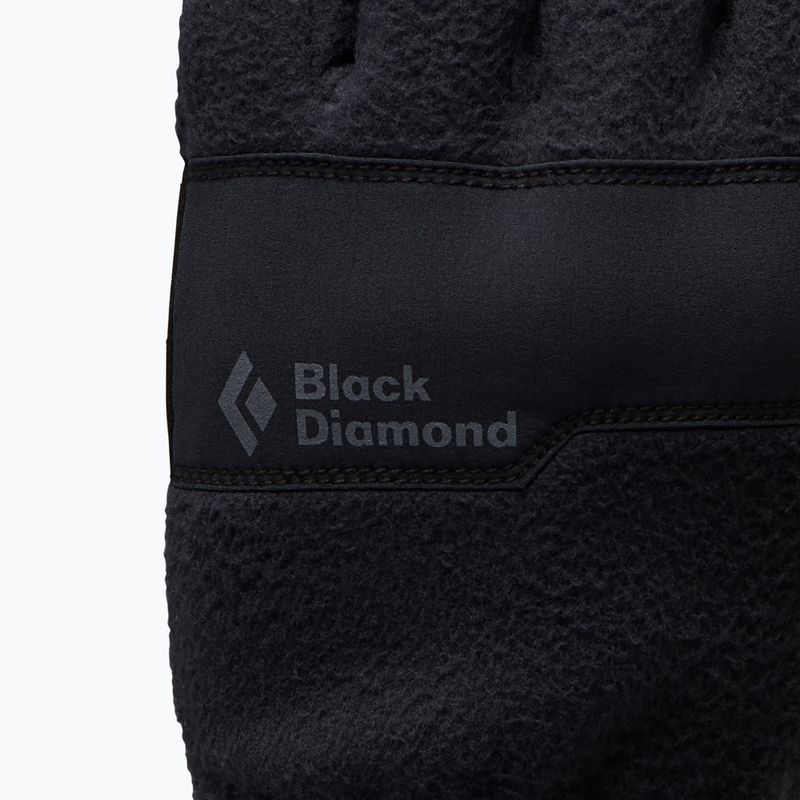Black Diamond Everyday Fleece trekking gloves black 2