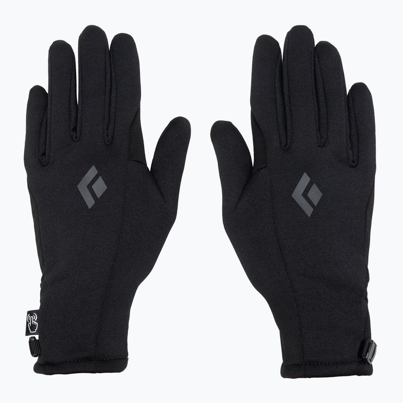 Black Diamond Midweight Screentap black trekking gloves 2