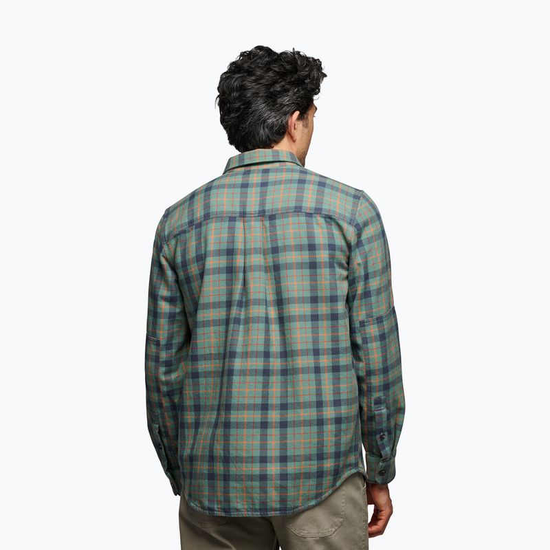 Men's shirt Black Diamond Project Twill laurel green/charcoal 2
