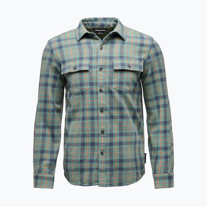 Men's shirt Black Diamond Project Twill laurel green/charcoal 4