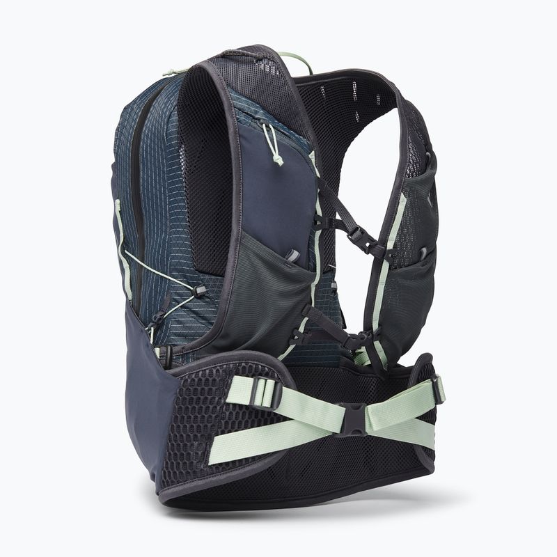 Women's climbing backpack Black Diamond Pursuit 15 l carbon / foam green 2