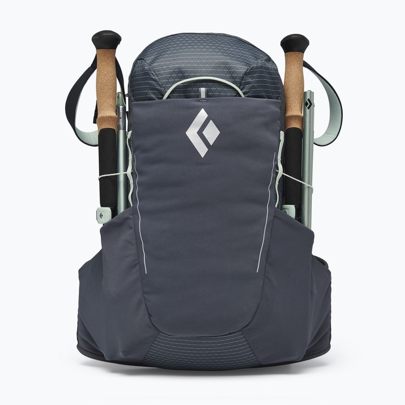 Women's climbing backpack Black Diamond Pursuit 15 l carbon / foam green 6