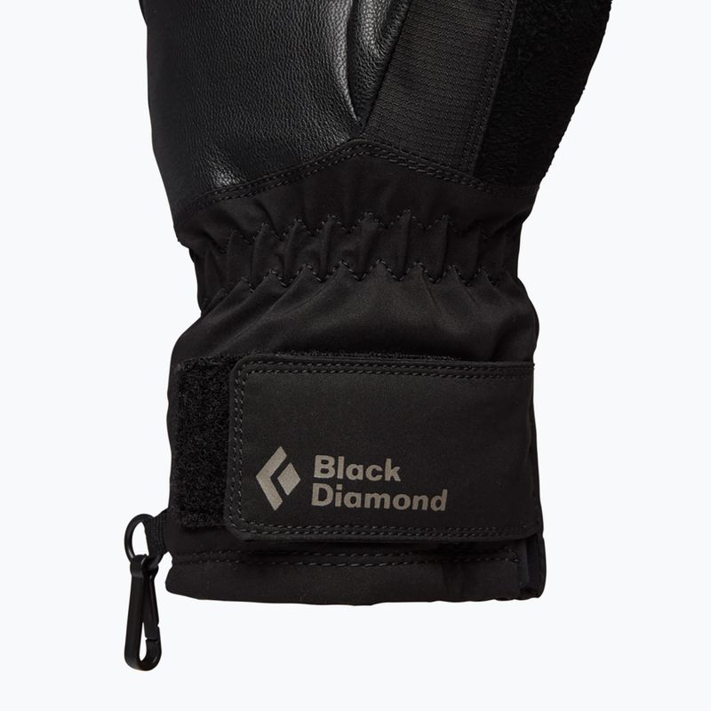 Black Diamond Mission black trekking gloves 2