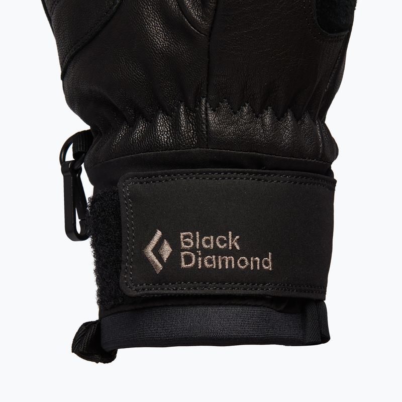 Black Diamond Spark black/black trekking gloves 2