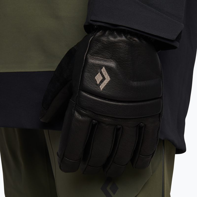Black Diamond Spark black/black trekking gloves 4