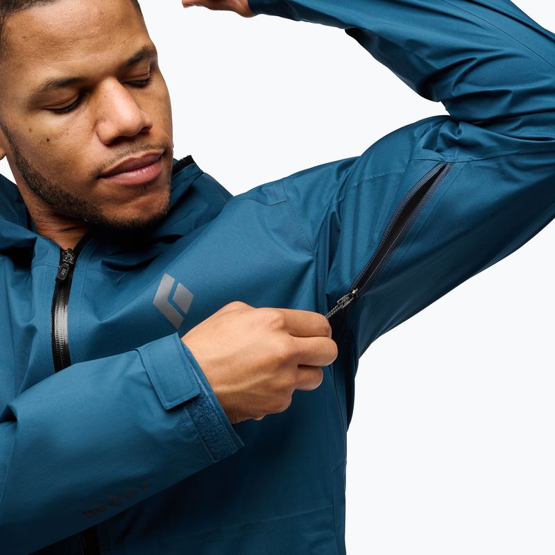 Women's rain jacket Black Diamond Fineline Stretch indigo 6