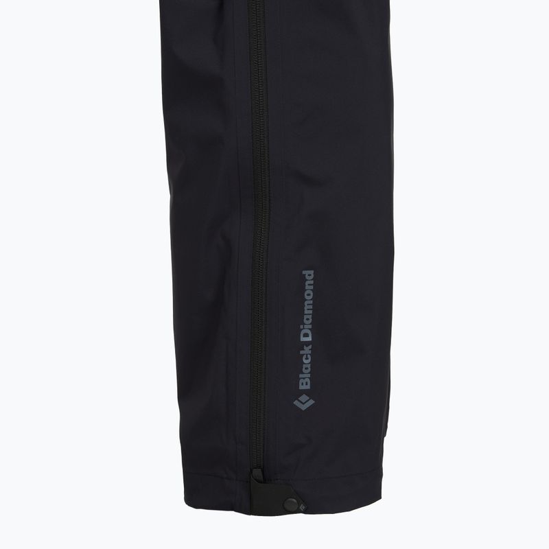 Women's rain trousers Black Diamond Fineline Stretch FZ black 5