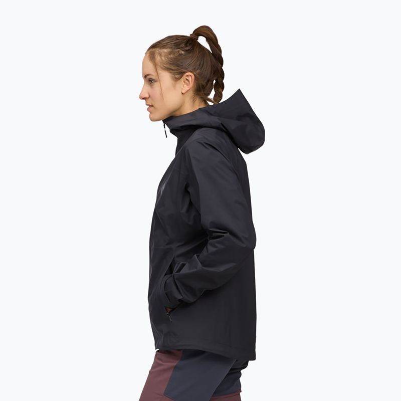 Men's rain jacket Black Diamond Fineline Stretch black 2