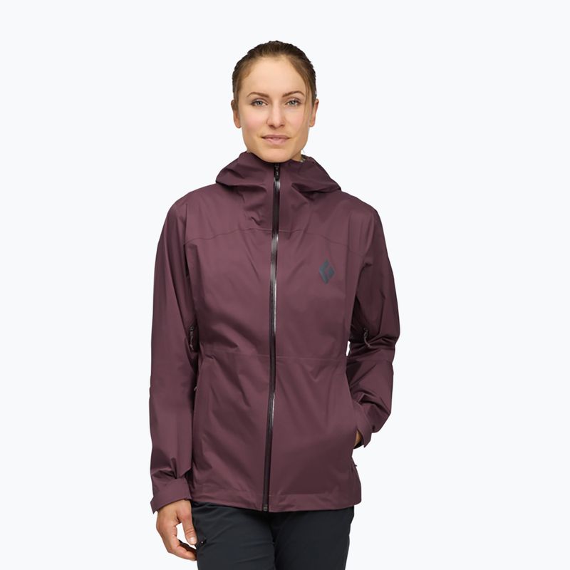 Men's Black Diamond Fineline Stretch fig rain jacket