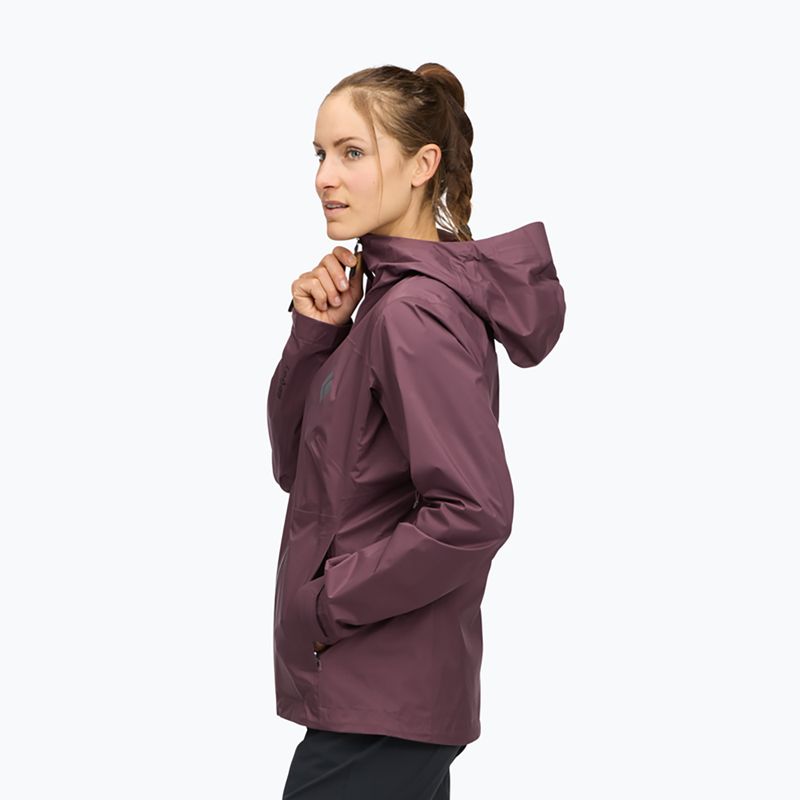 Women's rain jacket Black Diamond Fineline Stretch fig 2