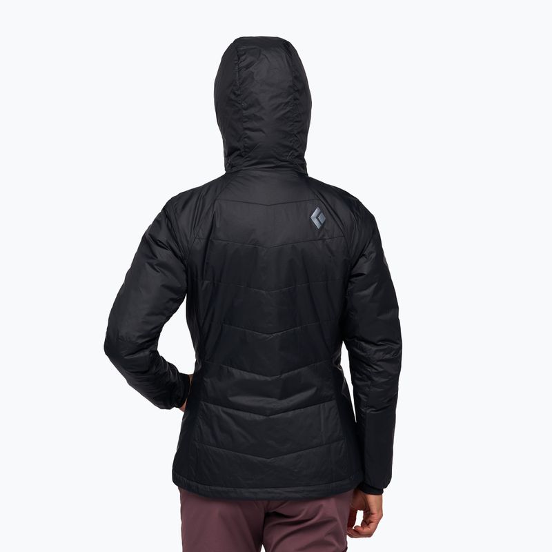 Women's insulated jacket Black Diamond Solution 2.0 Hoody black 2