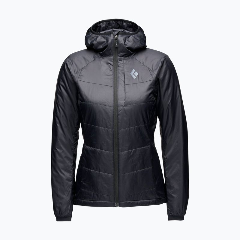Women's insulated jacket Black Diamond Solution 2.0 Hoody black 4