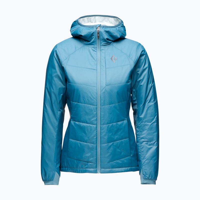 Women's insulated jacket Black Diamond Solution 2.0 Hoody creek blue 3