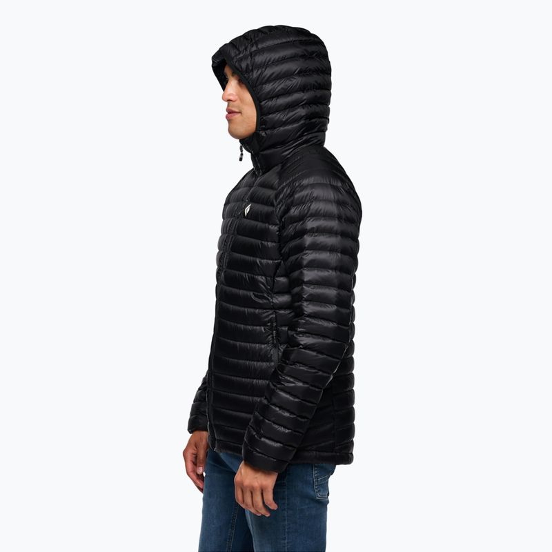 Men's down jacket Black Diamond Approach Down black 3