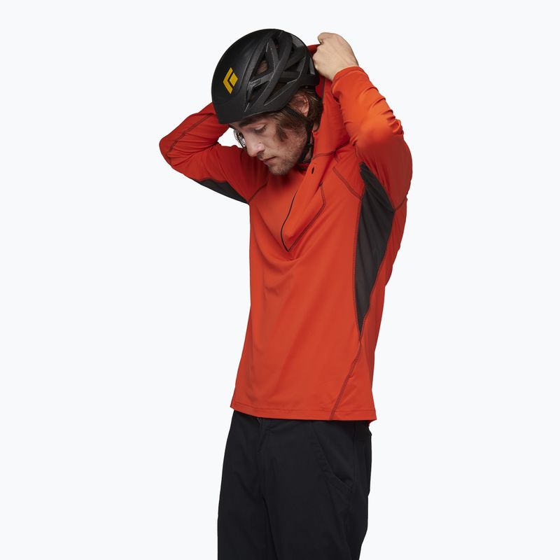 Men's trekking sweatshirt Black Diamond Alpenglow Pro Hoody acetate 3
