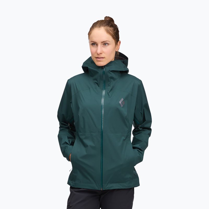 Men's Black Diamond Fineline Stretch deep woods rain jacket