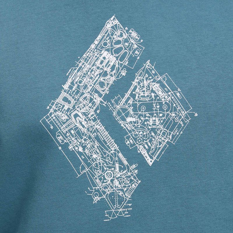 Men's sweatshirt Black Diamond Engineered Diamond Po Hoody creek blue 5