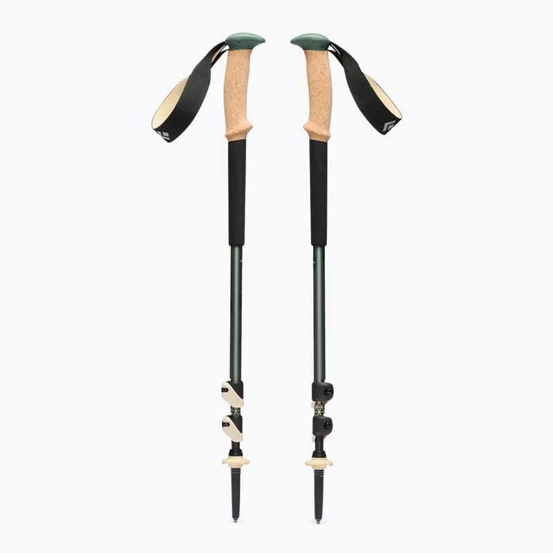 Black Diamond Trail Cork Trekking Poles laurel green 2