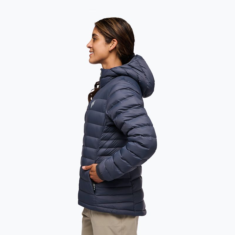 Women's down jacket Black Diamond Access Down 2.0 Hoody charcoal 2