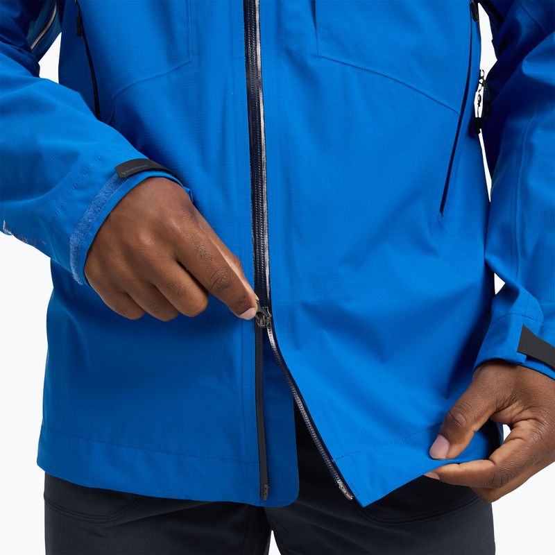 Men's Black Diamond Highline Stretch Shell rain jacket drifter blue 8