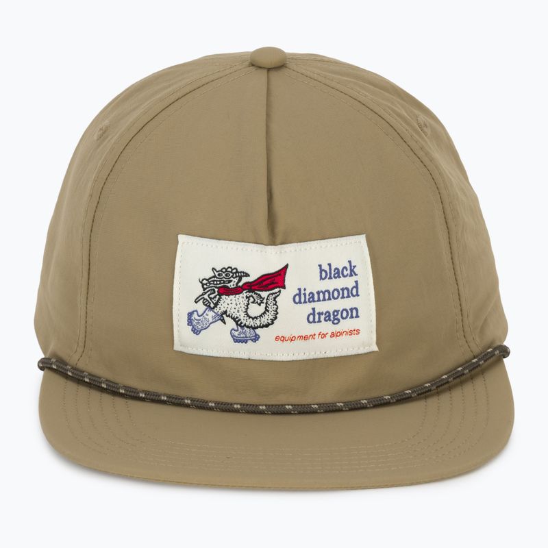 Black Diamond Synthetic Rope mushroom / white dragon patch baseball cap 2