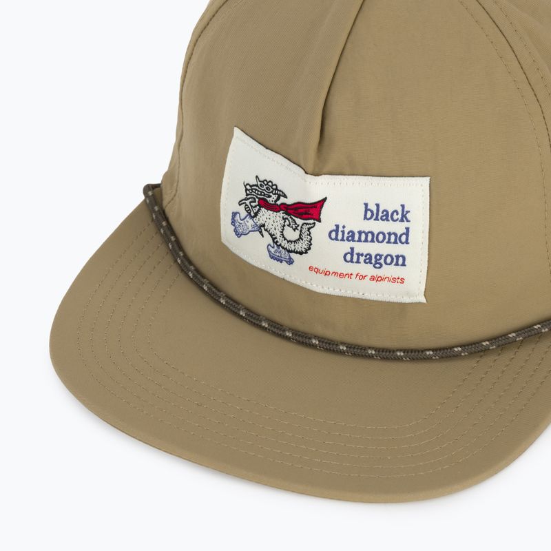 Black Diamond Synthetic Rope mushroom / white dragon patch baseball cap 3