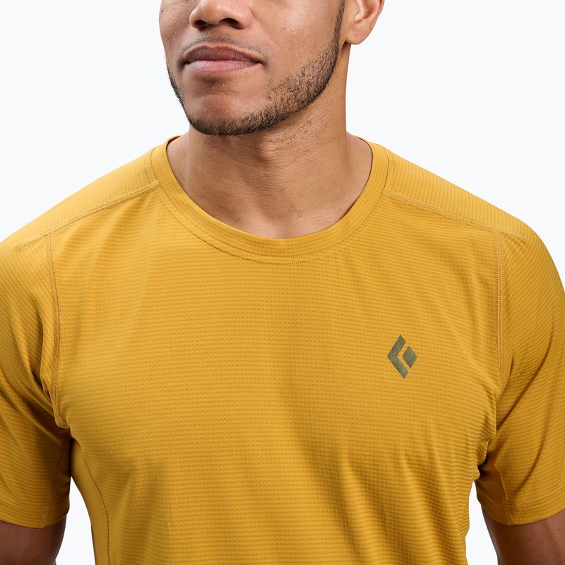 Men's Black Diamond Distance SS Tech Tee amber T-shirt 4