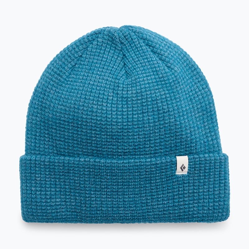 Winter beanie Black Diamond Merino creek blue