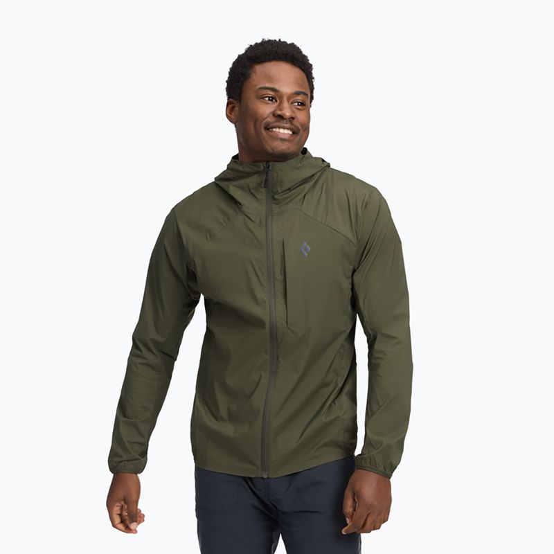 Men's softshell jacket Black Diamond Alpine Start dark moss