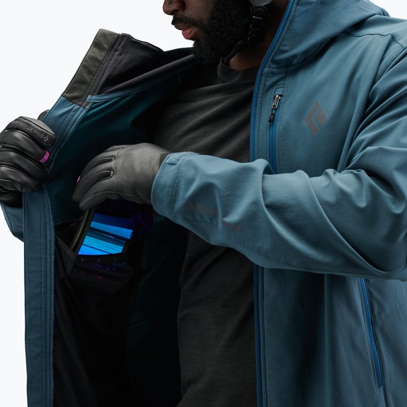 Men's softshell jacket Black Diamond Dawn Patrol midnight blue 9