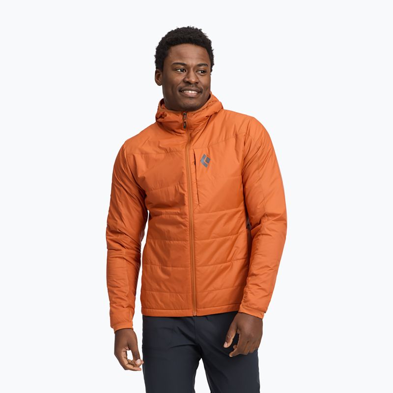 Men's insulated jacket Black Diamond Solution 2.0 Hoody saffron