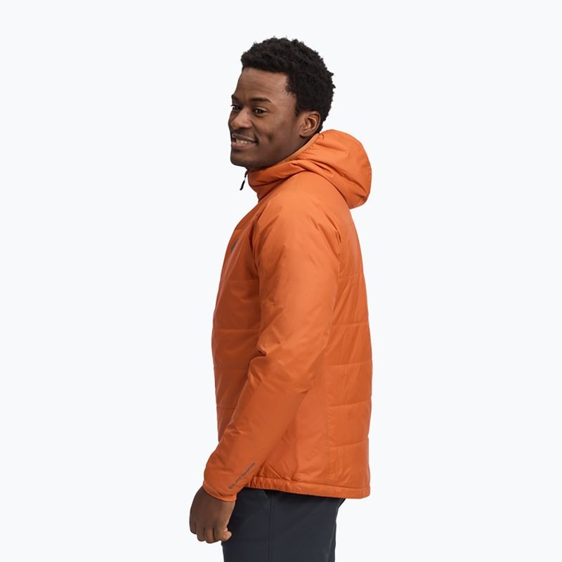 Men's insulated jacket Black Diamond Solution 2.0 Hoody saffron 2
