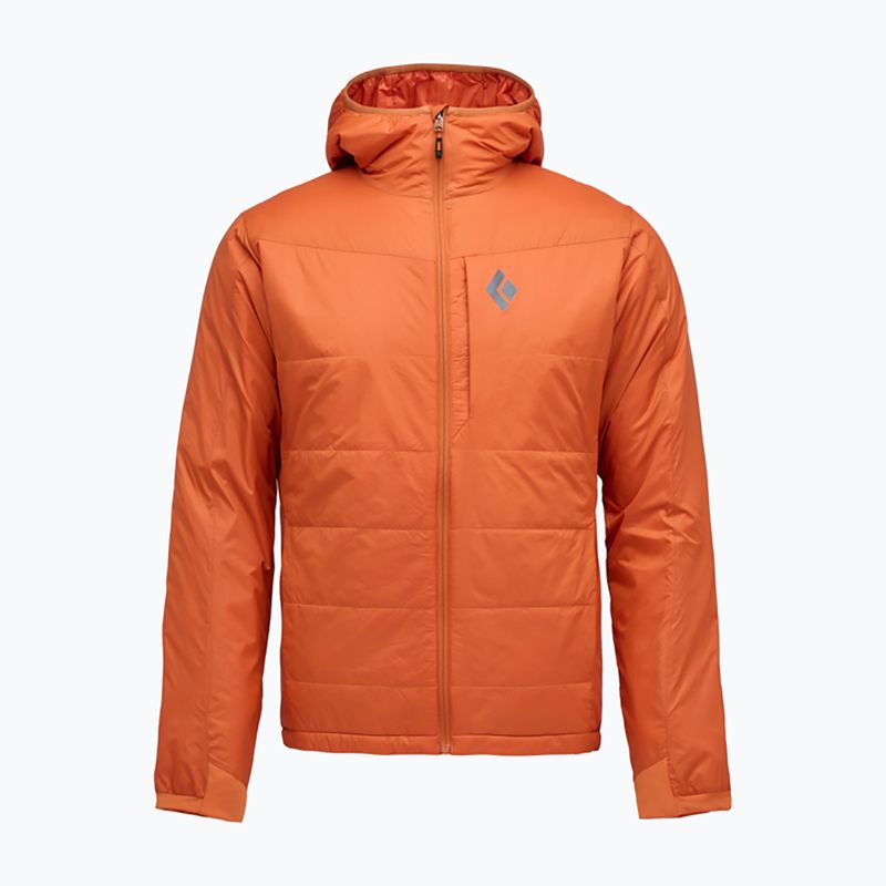 Men's insulated jacket Black Diamond Solution 2.0 Hoody saffron 3