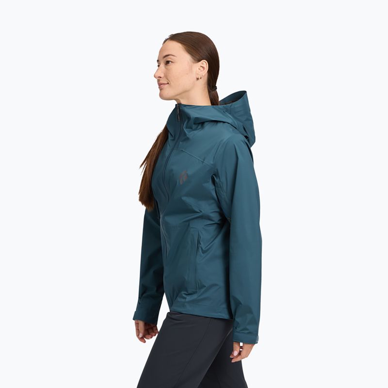 Women's rain jacket Black Diamond Fineline Stretch midnight blue 2