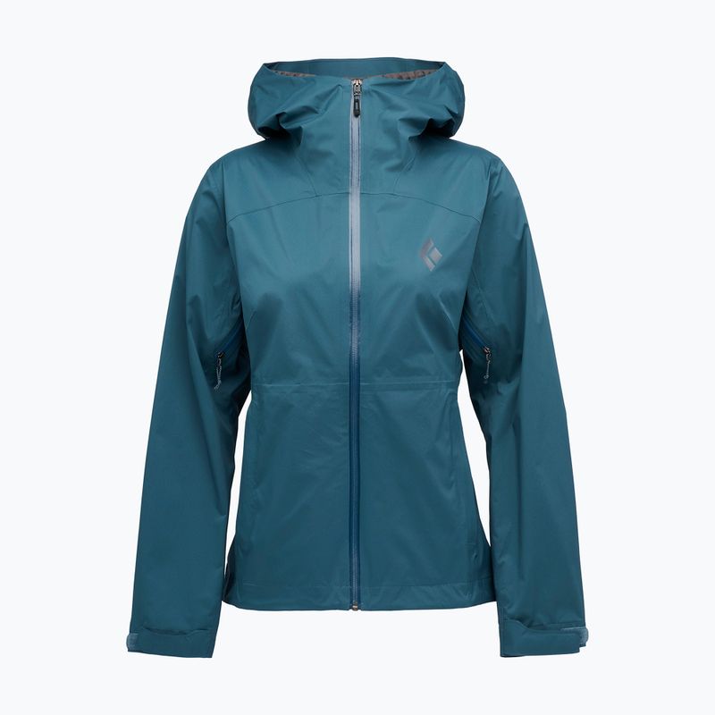 Women's rain jacket Black Diamond Fineline Stretch midnight blue 3