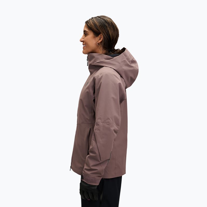 Women's ski jacket Black Diamond Recon Insulated Shell dark mauve 2