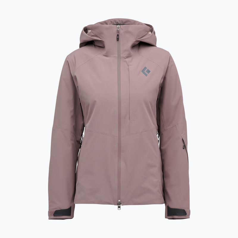 Women's ski jacket Black Diamond Recon Insulated Shell dark mauve 3