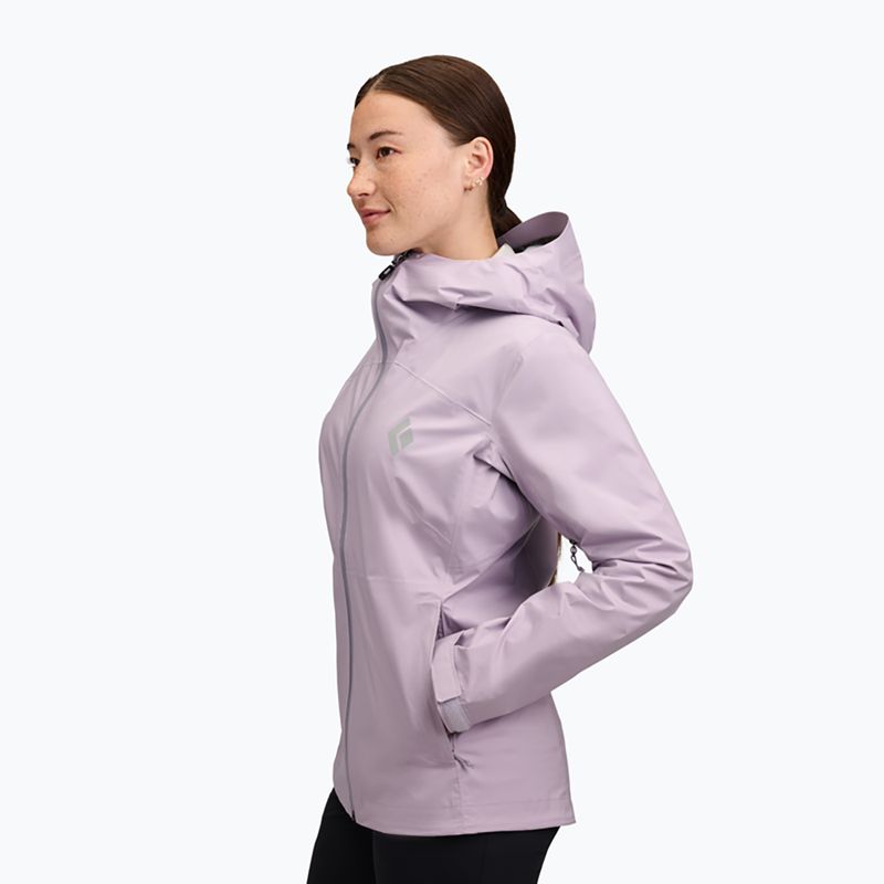 Women's waterproof jacket Black Diamond Fineline Stretch dusk violet 2
