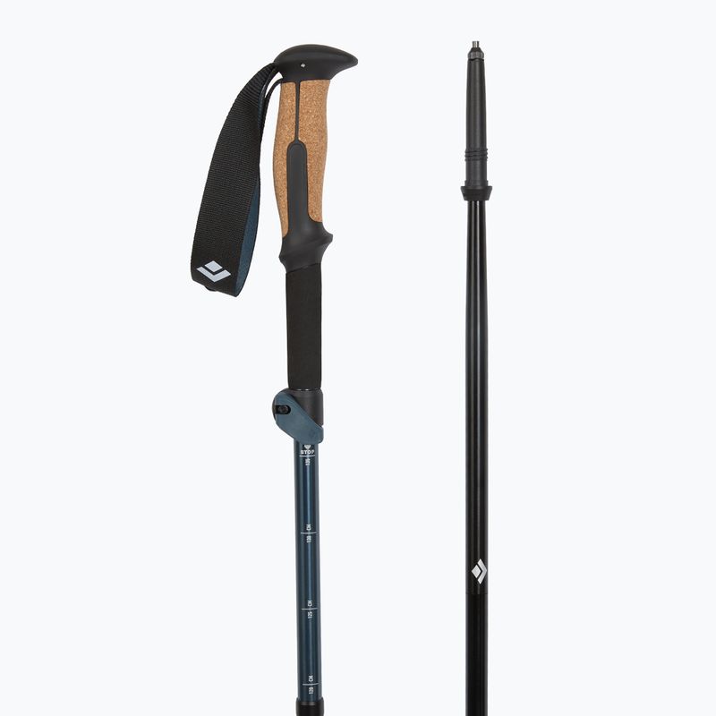 Trekking poles Black Diamond Trail Vista FLZ Trekking midnight blue 3