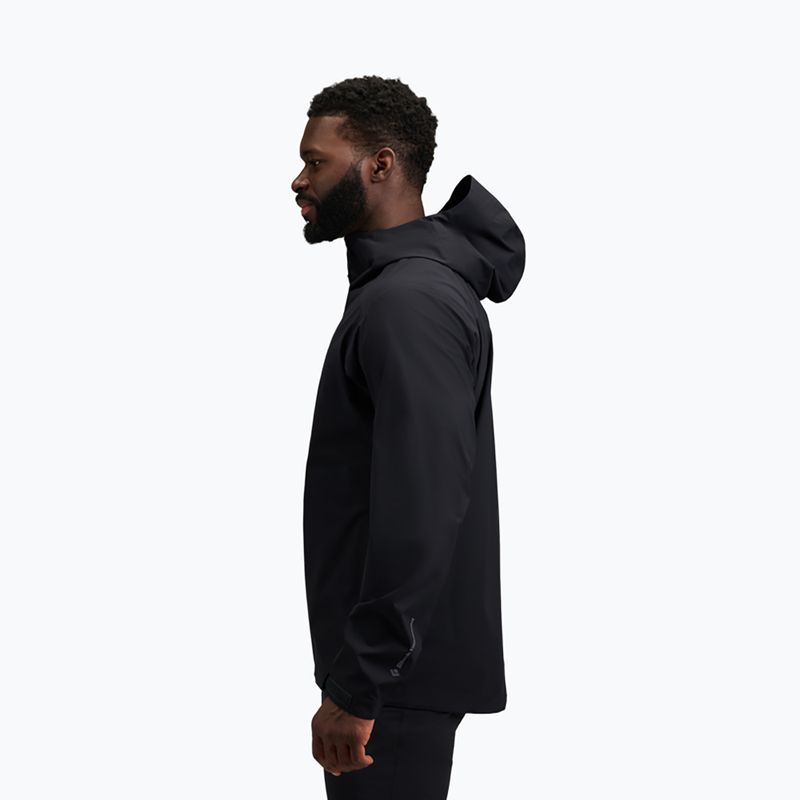 Men's waterproof jacket Black Diamond Strataline Stretch Shell black 2