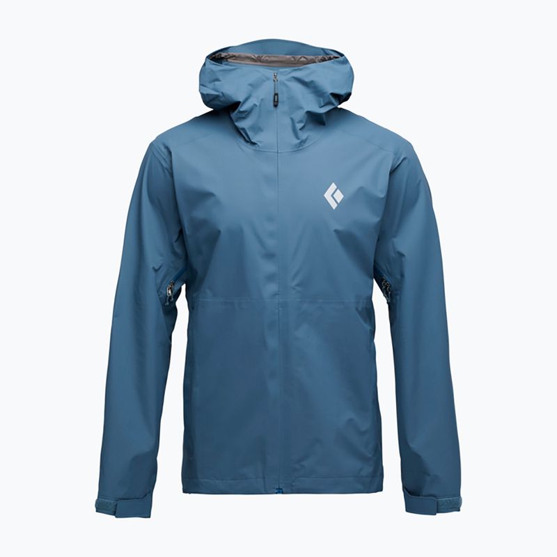 Men's waterproof jacket Black Diamond Strataline Stretch Shell midnight blue 3