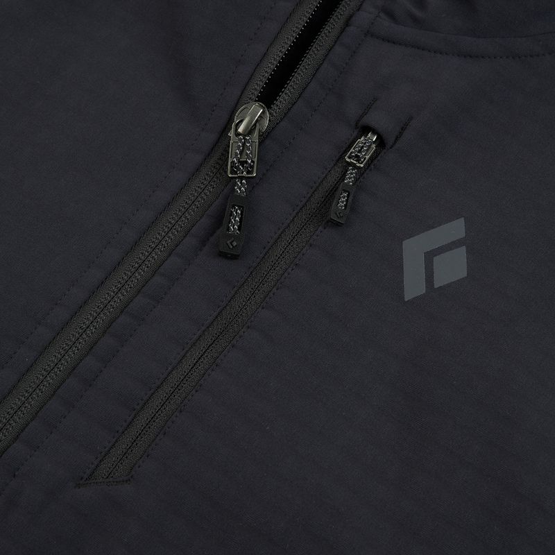 Men's sweatshirt Black Diamond Coefficient Storm Full Zip Hoody black 3