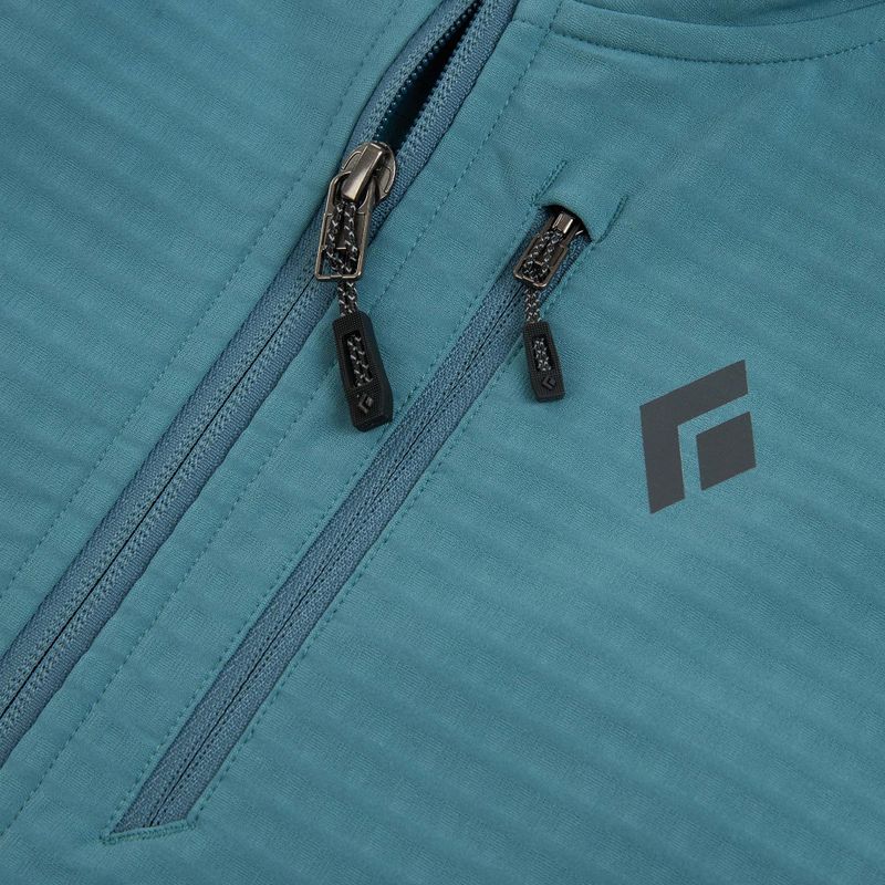 Men's sweatshirt Black Diamond Coefficient Storm Full Zip Hoody creek blue 3