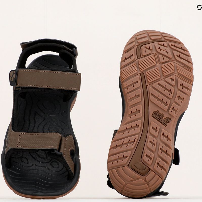 Jack Wolfskin Lakewood Cruise brown men's trekking sandals 4019011 17