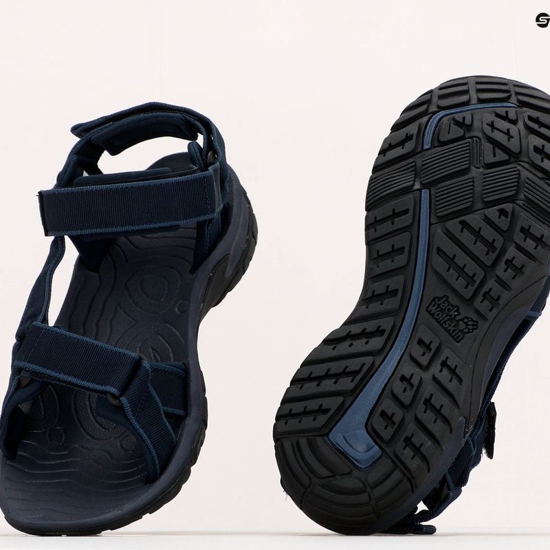 Jack Wolfskin Lakewood Ride men's hiking sandals navy blue 4019021 11