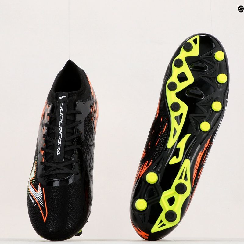 Joma Super Copa FG black/coral men's football boots 13