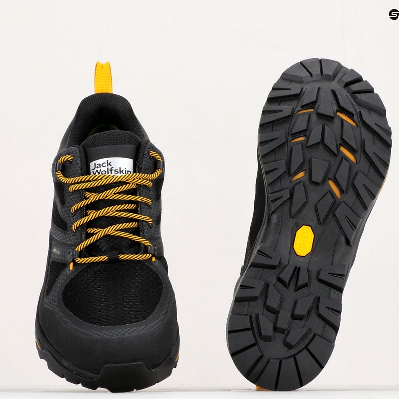 Jack Wolfskin men's Force Striker Texapore Low trekking boots black 4038843 12